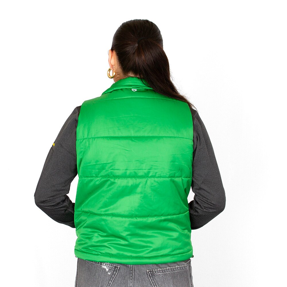 Ducks Spirit, Colosseum, Green, Vest, Polyester, Women, Puffer, 954276